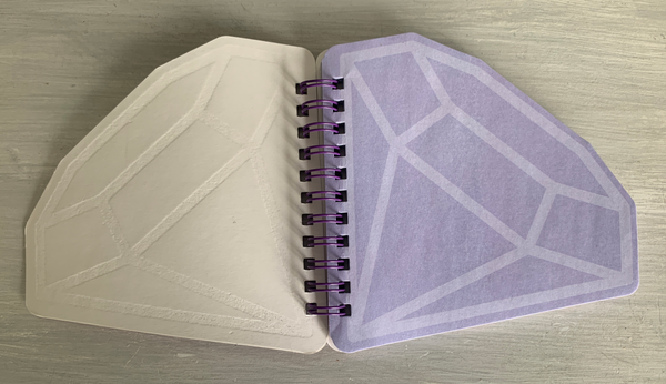 Purple Diamond Notebook