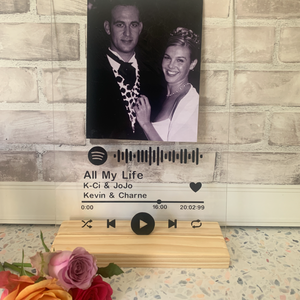 Personalised Spotify Music Plaque